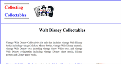 Desktop Screenshot of disneyana.collectingcollectables.com