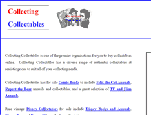 Tablet Screenshot of collectingcollectables.com